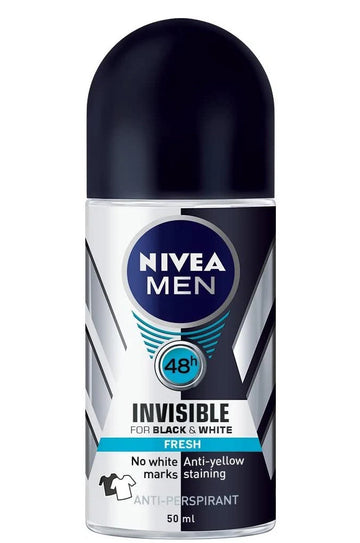 Nivea Black & White Fresh Roll On Men
