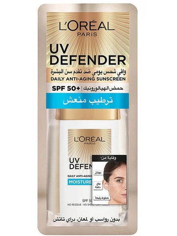 Loreal UV Defender Moist & Fresh Spf50